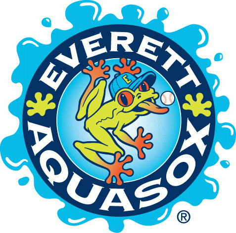Everett Aquasox 1997-2009 Primary Logo iron on heat transfer